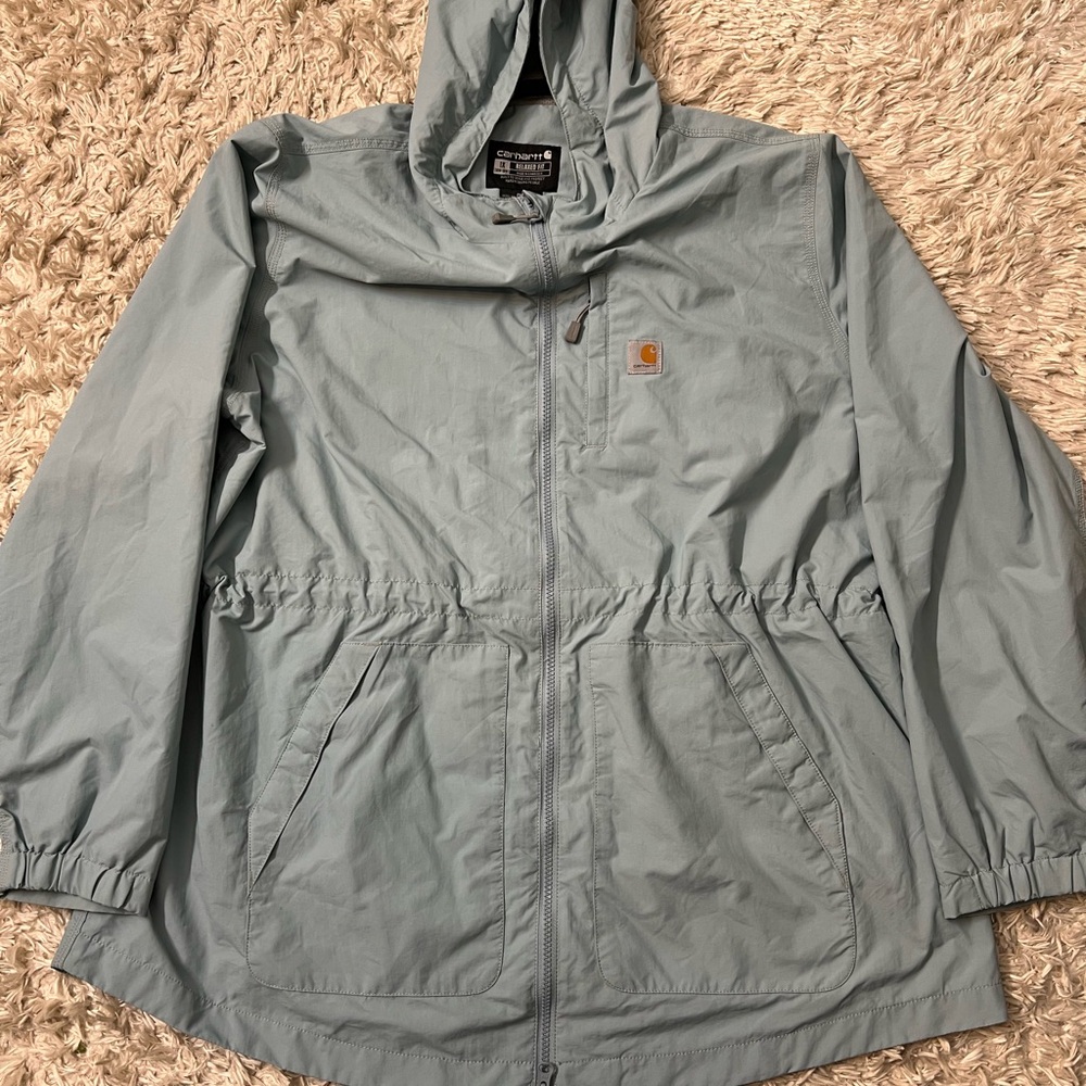 Carhartt Steel Blue Hooded Jacket